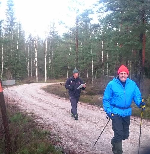 Anders och Benke p� Pilgrimsleden